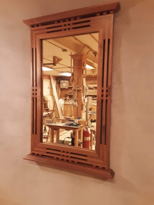 Arts & Crafts /Prairie Style Mirror Walnut & Black Cherry | Mirrors