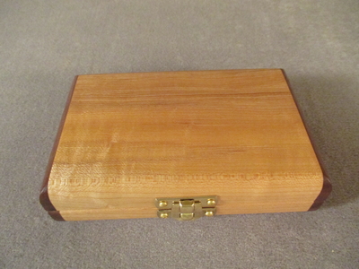 Traveler Humidor - Aged Maple with Walnut | Handcrafted Humidors