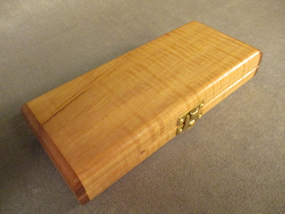 Large Quarter Sawn Hickory with Quilted Cherry Ends | Traveler Humidors/Collectors Cases