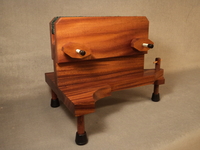 Image Black Walnut Rifle Gun Vise/Shooting Rest