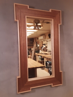 Image Regency Style Mirror African Mahogany and Sugar Maple