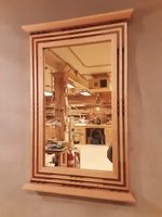 Image Arts & Crafts /Prairie Style Mirror Red Oak & Honduran Mahogany